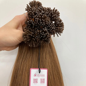 Máquina I-Tip vietnamita lista para enviar de 22 pulgadas, extensiones de cabello humano virgen 100% de doble trama, grado 8A, colores completos gratis - Product Image 1
