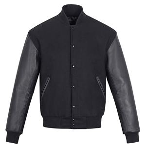 Blouson bombardier de baseball vintage personnalisable pour hommes veste universitaire en toile pour collège vêtements d'hiver avec support produit OEM - Product Image 1