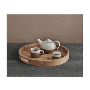 Plateau de service en bois personnalisé pour café, thé et aliments pour le patio en plein air pour la décoration intérieure et la table de service ottomane - Product Image 2