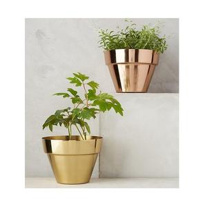 Exclusive Quality Aluminium Flowers Pot Set Of 3 Different Size Gold Color Planter At Reasonable Price - Product Image 4