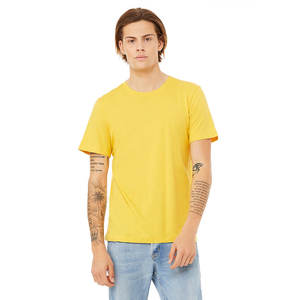 Bella + Canvas Unisex manga corta 100% algodón Jersey Tee 3001 ropa de moda para hombres camisetas transpirables con estampado de logotipo personalizado - Product Image 2