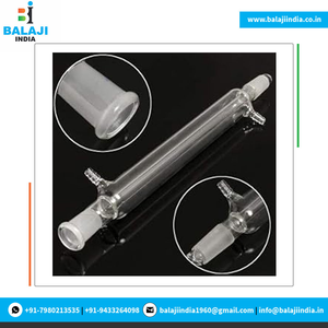 Vidrio de borosilicato más vendido, condensador Liebig, cristalería de laboratorio duradera para condensación de vapor eficiente, exportador indio - Product Image 5