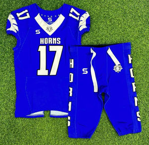 Vente en gros OEM Logo personnalisé Maillots d'entraînement de rugby Maillot de football américain unisexe T-shirt court imprimé pour les joueurs de football - Product Image 4