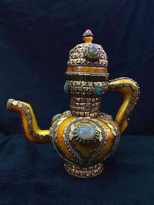 หม้อกาแฟ dallah เรซินอีพ็อกซี่ทำด้วยมือหรูหราเหมาะสำหรับของขวัญเดือนรอมฎอนการเสิร์ฟและการตกแต่งบ้านแบบอาหรับ - Product Image 3