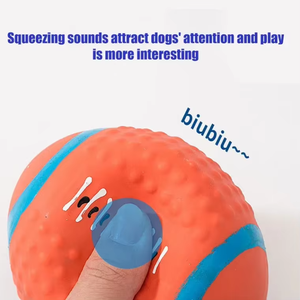 Bán buôn tại chỗ cao đàn hồi cao su bóng chày đồ chơi thân thiện với môi nhai âm thanh bóng Puppy đồ chơi Squeaky Chew đồ chơi cho đào tạo chó - Product Image 4