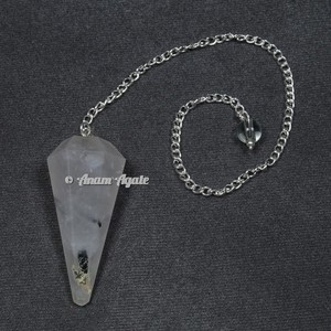 Tinh thần chữa bệnh howlite 12 mặt Tinh thể con lắc nhà máy giá bán buôn đá quý Reiki cảm xạ con lắc bán buôn Nhà cung cấp - Product Image 4