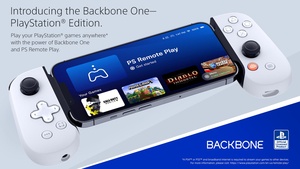 คอนโทรลเลอร์เกมมือถือ Backbone One-PS Edition รุ่นพลาสติก สำหรับ Android/iPhone ช่องเสียบ Lightning ดีไซน์ตามหลักสรีรศาสตร์ ป้องกันรอยขีดข่วน - Product Image 2