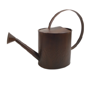 Arrosoir en métal fait à la main forme personnalisée concepteur arrosoir gris enduit de poudre conception en relief vente en gros de canne à eau en métal - Product Image 3