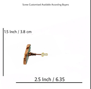 Perilla de armario de ágata DIY con acabado de cobre Industrial, muebles de Color océano, tiradores de cajón de puerta de armario para cocina, dormitorio, tocador - Product Image 3