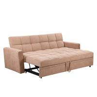 Sofá Cama Esquinero en Forma de L de Fabricante para Sala de Estar, Sofá de Tela para Espacios Pequeños y Apartamentos
