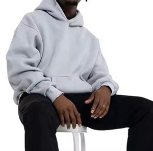 Sweat à capuche unique à port confortable séchage rapide anti-boulochage Nouveaux sweats à capuche élégants en coton biologique mélangé pour vêtements décontractés pour garçons - Product Image 3