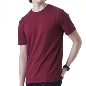 เสื้อยืดคอกลมเข้ารูปผ้าฝ้าย100% ระบายอากาศได้ดีดีไซน์แบบลำลอง - Product Image 4