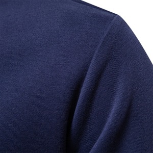 Nuevo otoño diseño de moda Polo cuello sudaderas para hombres Casual y Social desgaste Calidad Algodón hombres sudaderas - Product Image 2