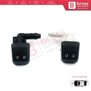 BSP522 Buse de pulvérisation d'eau pour lave-glace avant gauche et droit pour 9 11 1981-2001 7700728063 7700728064 - Product Image 2