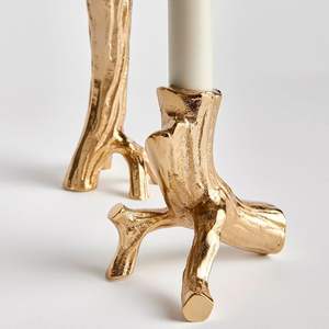 Ensemble décoratif en forme de glissière en métal de 3 ca ndle Holder Home Decor Dinner Dinner Table Candle Stand - Product Image 4