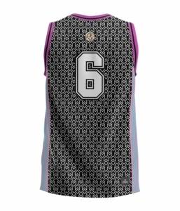 Nouveaux maillots de basket-ball personnalisés 2024, uniformes de sublimation, maillots en gros, design d'équipe, ensemble respirant - Product Image 3