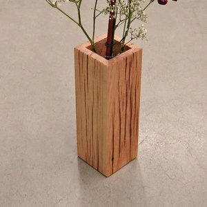 Impressionnant Vase à fleurs en bois pour la maison hôtel et Restaurant couleur marron dessus de table en bois fleur vase décoratif accessoires de décoration pour la maison - Product Image 1