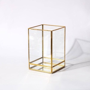 Available High Quality Round Available Glass Candle <b>Jar</b> for Home & Hotel Decoration New Design Best Price Metal Candle Lantern - Product Image 1