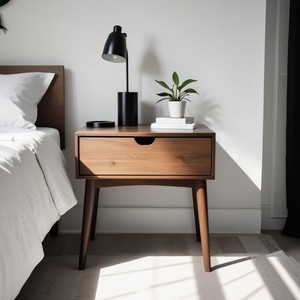 Mesita de noche de madera recuperada de la mejor calidad con almacenamiento para sala de estar, mesas de centro de tendencia, muebles - Product Image 3