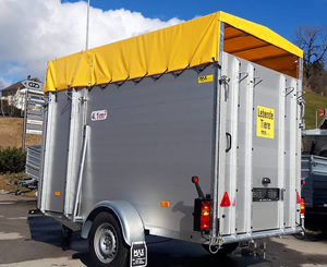 NUEVO Remolque para Ganado Max-ALU / Vagón para Ganado de 4.1m2, Vagón de Aluminio Ligero para Transporte de Animales de Granja en Venta - Product Image 1