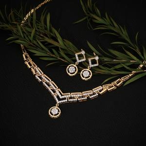 สร้อยคอทอง 14KT ประดับเพชรแล็บหรูหรา พร้อมใบรับรอง IGI สร้อยคอสั่งทำพิเศษสำหรับงานหมั้น งานแต่งงาน งานวันเกิด ของขวัญ - Product Image 4