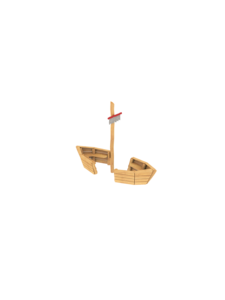 Équipement de terrain de jeu en bois extérieur à haute visibilité et durabilité pour écoles et parcs d'attractions Équipement de divertissement pour enfants - Product Image 2