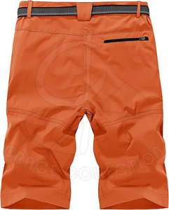 100% coton Camouflage Cargo Shorts pour hommes en plein air athlétique plaine poche haute rue Style solide personnalisable couleur peignée - Product Image 5