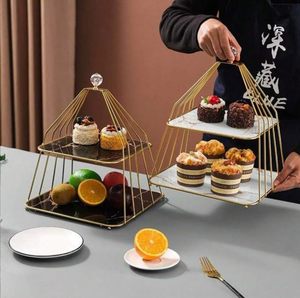 Soporte Metálico para Tartas, Diseñado para Exhibir Postres en Celebraciones y Ofrecer una Servicio Estable - Product Image 6