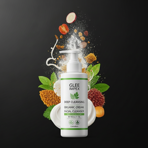 Limpiador Facial en Crema Orgánico de Limpieza Profunda para Mujer Glee Impex, Cuidado de la Piel Hidratante Suave para Todo Tipo de Piel, Tamaño Regular - Product Image 3
