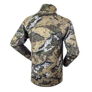 เสื้อพรางลายทหารสำหรับผู้ชายแบบสั่งทำพิเศษ เสื้อเบสเลเยอร์แบบซิป 1/4  สำหรับล่าสัตว์ เสื้อพูลโอเวอร์กันหนาวแขนยาวลายพราง สำหรับกีฬากลางแจ้ง - Product Image 6