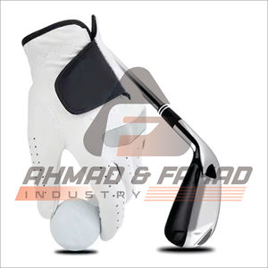 Gants de golf Cabretta en cuir souple pour gauche et droite avec motif de sublimation personnalisé Gants de golf à paume respirante avec sangle réglable - Product Image 2