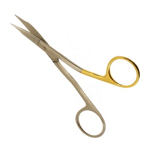 Juego de Instrumentos Quirúrgicos Manuales de Alta Calidad, Tijeras Iris Curvas Afiladas de Acero Inoxidable Médico Resistente a la Corrosión - Product Image 5