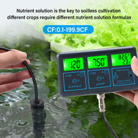 Testeur de qualité de l'eau numérique Tuya Smart Online WiFi PH 7 en 1 Temp TDS CF RH EC ORP pour aquarium, hydroponie, piscine