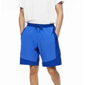 กางเกงขาสั้นผ้าแคนวาสสไตล์ลำลองสำหรับผู้ชาย สวมใส่สบาย รับสกรีนโลโก้ 100% เอวยางยืด ลายเรียบ กันลม แห้งเร็ว ราคาขายส่ง - Product Image 3