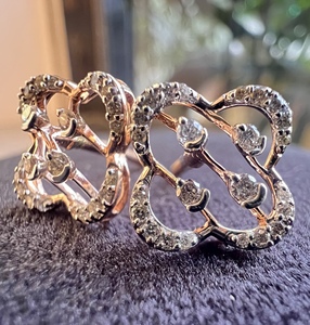 Pendientes de tuerca minimalistas de corte brillante con diamantes naturales elegantes hechos a medida, joyería duradera de oro sólido de 14K para ella/él para regalos - Product Image 3