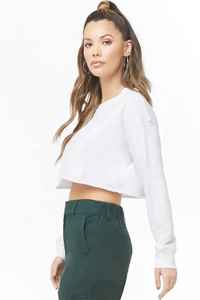 Personalizado al por mayor niñas blanco recortado a granel camisetas serigrafía algodón 180 GSM bebé ajustado Crop Top camisetas mujeres - Product Image 4