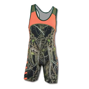 Singlet de musculation classique, tissu doux de haute qualité, service OEM personnalisé, vêtements de fitness, singlet de lutte - Product Image 4