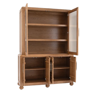 ตู้เก็บของห้องนั่งเล่นไม้โอ๊คสมัยใหม่ ทำด้วยมือ ทนทาน ประกอบง่าย เป็นมิตรกับสิ่งแวดล้อม เหมาะสำหรับใช้ในบ้าน อพาร์ทเมนต์ และห้องนอน - Product Image 2