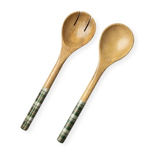 ชุดช้อนส้อมทำจากไม้100% พร้อมเคลือบเคลือบสำหรับวางบนโต๊ะชุดเครื่องใช้บนโต๊ะอาหารทำจากไม้เคลือบเงาสำหรับใช้ในบ้าน - Product Image 1