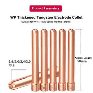 ชุดอุปกรณ์เชื่อม TIG ครบชุด WP-17/18/26 หัวเชื่อม หัวจับเซรามิก ฝาครอบเซรามิก ตัวจับหัวเชื่อม ระบบระบายความร้อนด้วยอากาศ หัวเชื่อมแบบงอ สำหรับงานโลหะ - Product Image 4