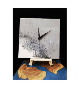 Modern Design Wall Clock Handmade Resin Wall Clocks for Home <b>Decoration</b> Bedroom & Home High Quality at Lower Cost - Product Image 3