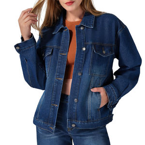 Produits les plus vendus Vestes en jean pour femmes vêtements d'hiver Derniers modèles Vestes en jean pour femmes en vente en ligne - Product Image 1