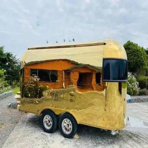 Carrito de helados móvil al mejor precio, camión de comida rápida personalizado para hornear, remolque de comida callejera estándar de EE. UU. para perritos calientes - Product Image 6