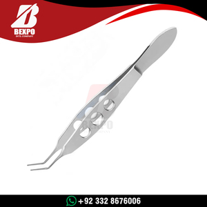 Pinza de Sutura Kelman McPherson Premium de Acero Inoxidable, Herramienta Microquirúrgica Oftálmica para Atar Suturas, Instrumentos Quirúrgicos con Certificación CE ISO - Product Image 4