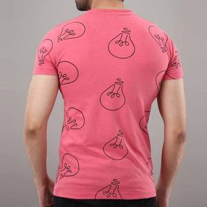 100% camisetas de sublimación de sensación de algodón y poliéster, camisetas de microfibra personalizadas con impresión Digital, espacios en blanco lisos de tamaño de EE. UU. - Product Image 2