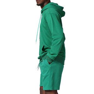 Conjunto de Sudadera con Capucha y Pantalones Cortos para Hombre, Uso en Exteriores, Más Vendido, Otoño, Informal, 100% Algodón, Transpirable, Ropa de Moda de Alta Calidad para Venta en Línea - Product Image 4