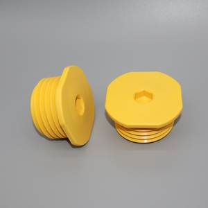 Nam ren Nylon tuyến cáp vít cuối Bìa Nhựa Màu Vàng Vít ren ống cắm - Product Image 3