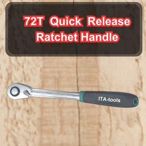 1/4" 3/8" 1/2" 72T CV Quick Release <b>Ratchet</b> Handle - Product Image 4