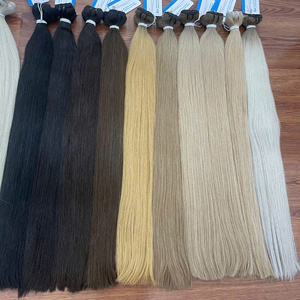 Extensión de cabello de trama de color Color vietnamita recto color claro gran cantidad en stock ahora súper doble dibujado alta calidad - Product Image 1