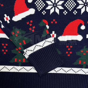 Best Selling Men's Christmas Sweatshirts Slim Fit Comfortable Pullover with Solid Pattern Plain Dyed for Winter Lined Design - Product Image 5